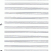 Papier manuscrit 12 portées - Manuscript paper 12 stave