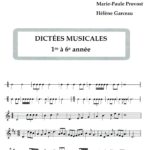 Dictées musicales rythmiques et mélodiques 1-6 édition 2015