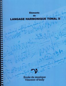 Éléments du langage harmonique tonal II - 9e année