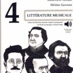 Littérature musicale vol. 4, nouvelle édition + fichers audio accessibles en ligne