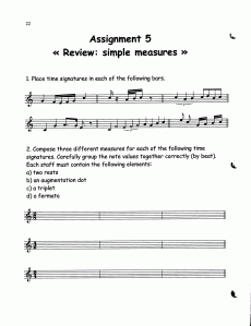 Prof Solfa’s Workbook 4th Grade Musical Theory
