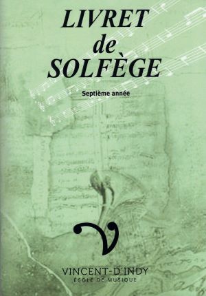 Livret de solfège 7e année
