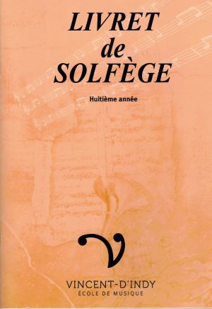 Livret de solfège 8e année