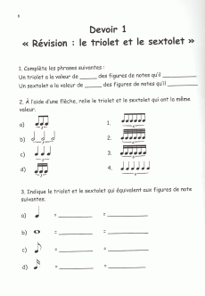 Théorie musicale Devoirs du Prof Rémi 4