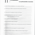 Introduction à l’histoire et à l’analyse musicale II. Le classicisme et le romantisme Questionnaires II. Le romantisme