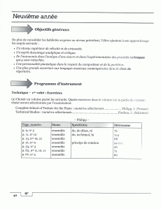 Programme de piano édition 2015