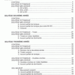 Livret de solfège 1e, 2e et 3e années (nouvelle édition)