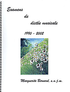 Dictée musicale, examens de (3e à 6e années)