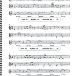 Dictée musicale modèles d'examens - 3e à 6e années