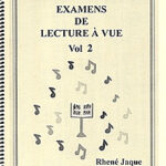 Examens de lecture à vue vol. 2