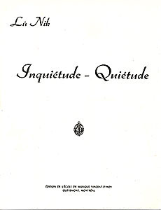 Lû Nik - Quiétude, inquiétude