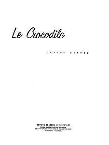 Bernec, Claude- Crocodile