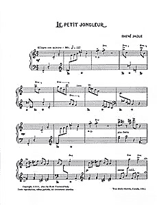 Jaque, Rhené - Petit jongleur