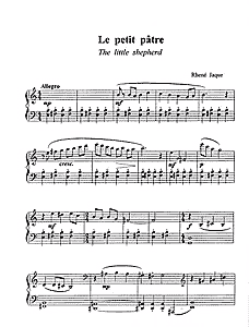 Jaque, Rhené - Petit pâtre, le (2e version)