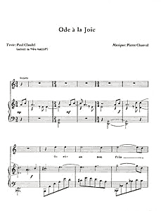 Chanval, Pierre - Ode à la joie