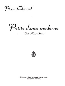 Chanval, Pierre - Petite danse moderne