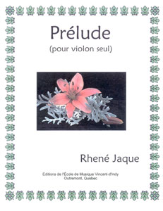Jaque, Rhené - Prélude pour violon seul