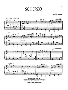 Jaque, Rhené - Scherzo