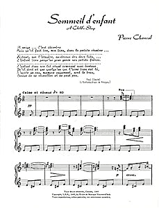 Chanval, Pierre - Sommeil d'enfant