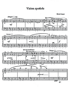 Jaque, Rhené - Vision spatiale