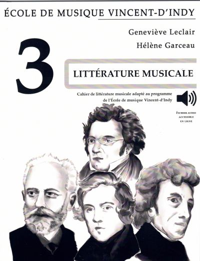 Littérature musicale vol. 3, nouvelle édition + fichiers audio accessibles en ligne