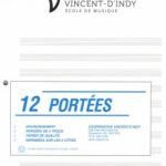 Papier manuscrit 12 portées - Manuscript paper 12 stave