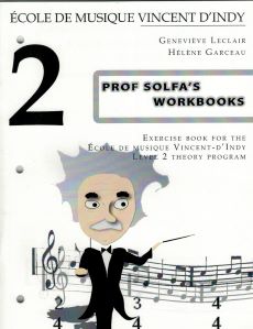 Prof Solfa’s Workbooks 2nd Grade Musical Theory