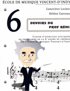 Théorie musicale Devoirs du Prof Rémi niveau 6