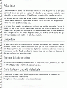 Cyr, Bobby - Méthode Piano Notion, livre 1