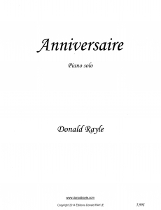 Rayle, Donald - Anniversaire