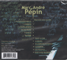 Pépin, Marc-André - CD Chansons sans paroles
