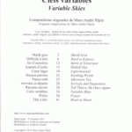 Pépin, Marc-André - Ciels variables / Variable Skies