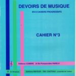 Mayeur, Edmond - Devoirs de musique, cahier no. 3