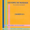 Mayeur, Edmond - Devoirs de musique, cahier no. 4