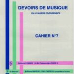 Mayeur, Edmond - Devoirs de musique, cahier no. 7
