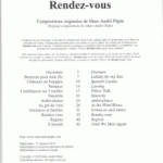 Rendez-vous2 Pépin, Marc-André - Rendez-vous