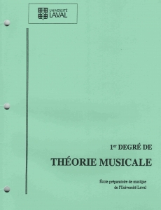 Université Laval - Théorie musicale 1er degré
