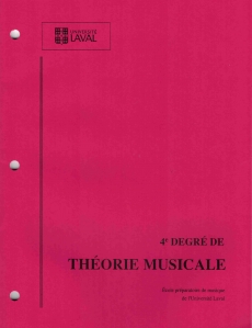 Université Laval - Théorie musicale 4e degré