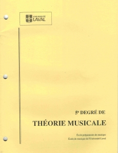 Université Laval - Théorie musicale 5e degré