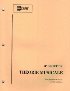 Université Laval - Théorie musicale 8e degré