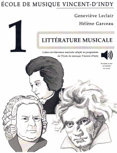 Littérature musicale vol.1 + fichiers audio accessibles en ligne