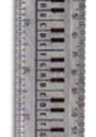 Règle en plastique 6 pouces avec clavier