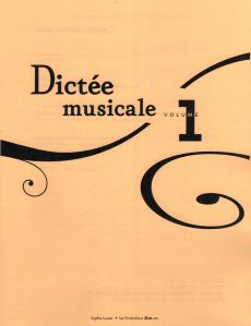 Lussier, Sophie - Dictée musicale volume 1 +CD