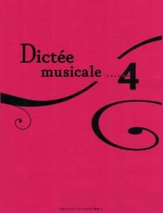 Lussier, Sophie - Dictée musicale volume 4 +CD