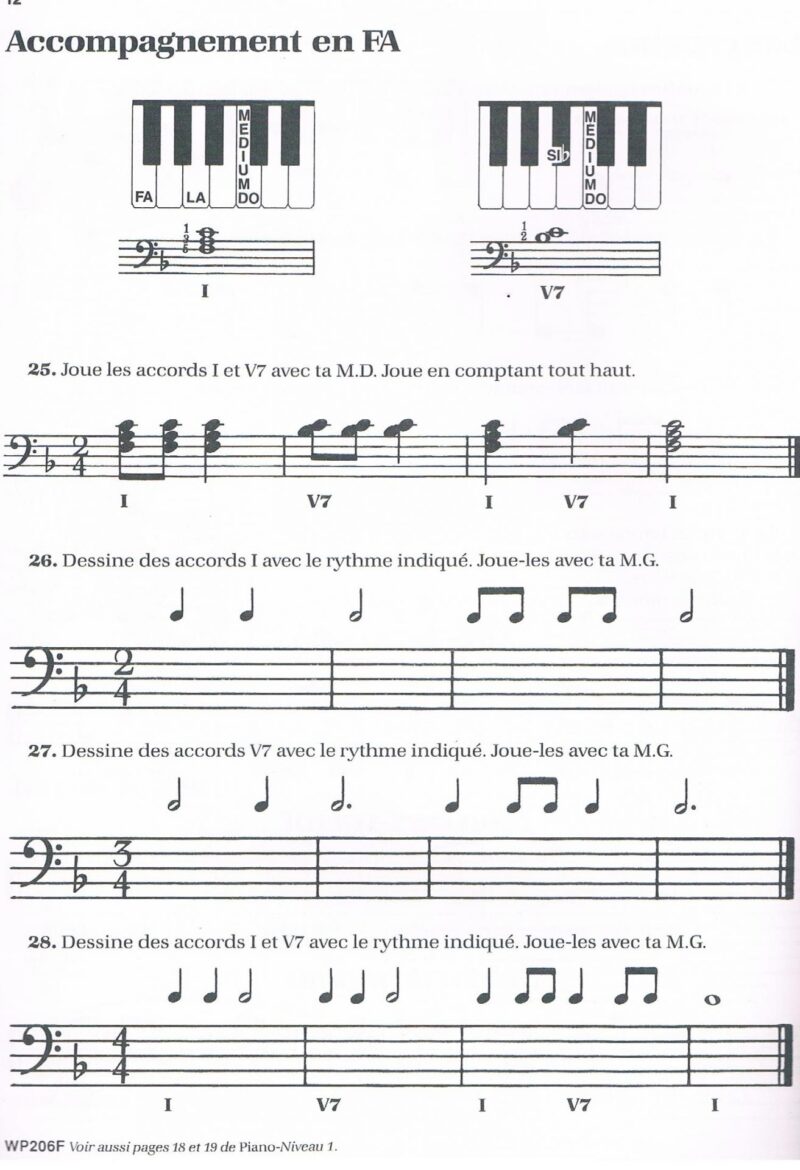 Bastien. James - Méthode de piano Bastien - Théorie niveau 1