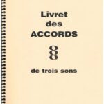 Parent, Gérard - Livret des accords de trois sons majeurs et mineurs