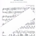 Lafrenière, Jean-Baptiste - Notre chef (marche pour piano)