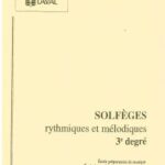 Université Laval - Solfèges rythmiques et mélodiques 3e degré