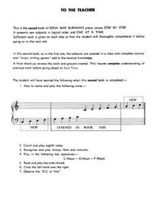 Step by Step 2 page 2 Burnam, Edna Mae - Step by Step Piano Course Book 2