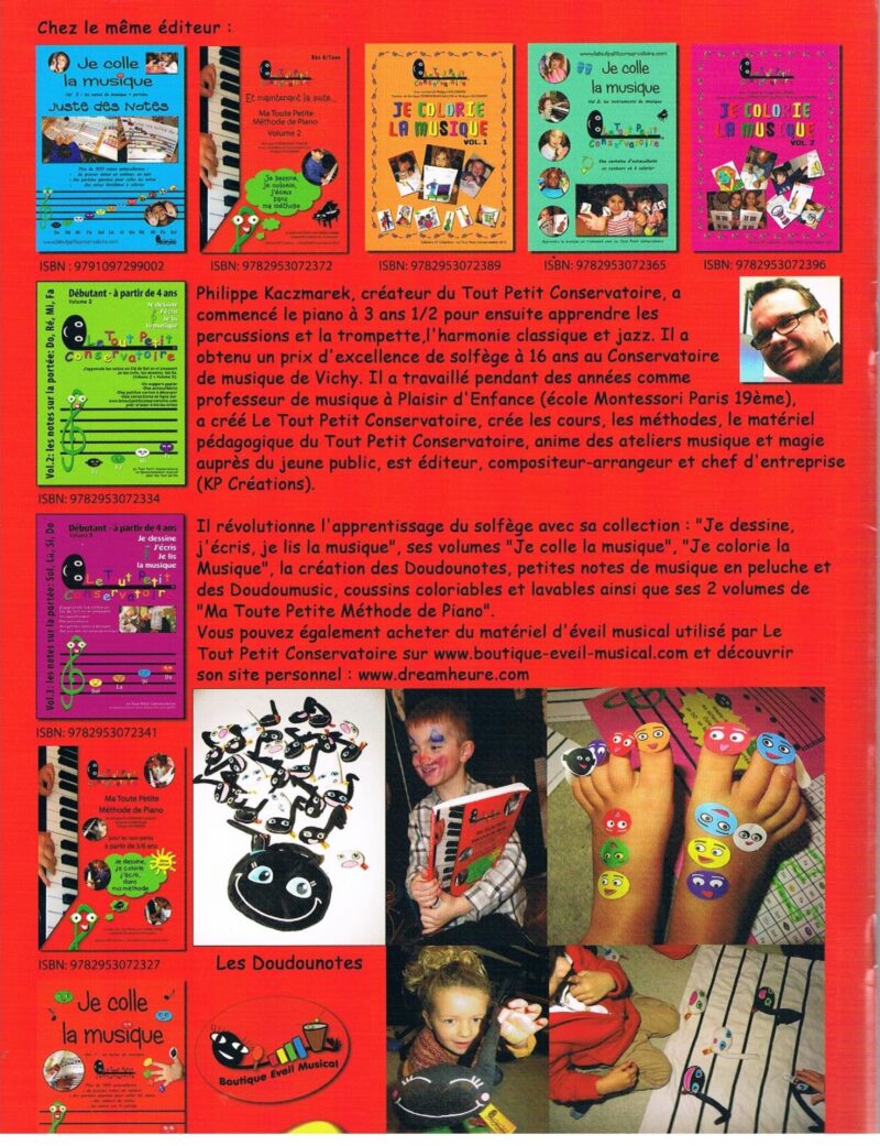 Le tout petit conservatoire à partir de 4 ans - volume 1